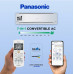 Air Conditioner: Panasonic 2 Ton 3 Star Wi-Fi (7 in 1 Convertible with Smart AI Cooling, 2023 Model, Stabilizer Free Operation (145-285 V Range), CS/CU-SU24YKYWA) Inverter Split AC